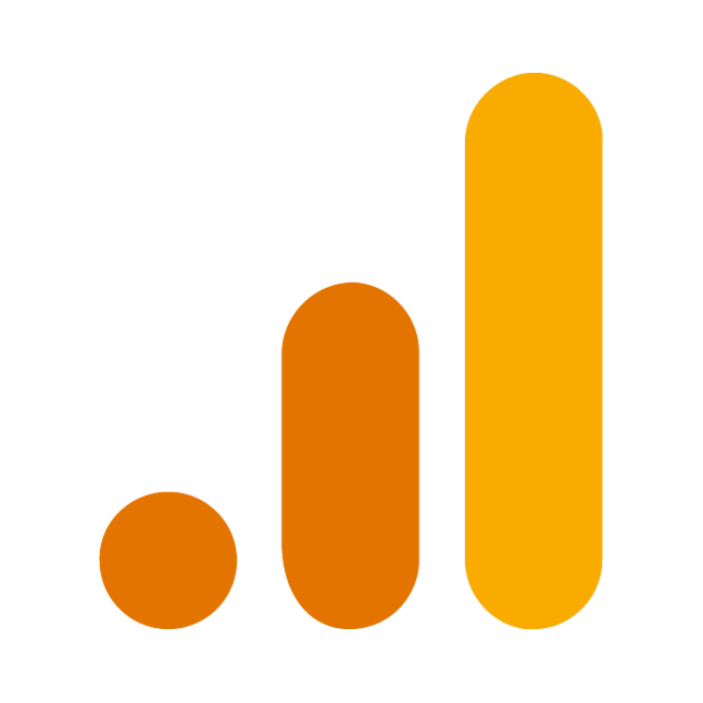 official google analytics logo in colors